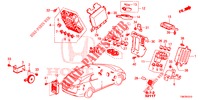 BEDIENINGSEENNEID (CABINE) (1) (LH) voor Honda CIVIC TOURER 1.8 LIFESTYLE 5 deuren 6-versnellings handgeschakelde versnellingsbak 2014