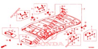DAK VOERING  voor Honda CIVIC TOURER 1.8 LIFESTYLE 5 deuren 6-versnellings handgeschakelde versnellingsbak 2014