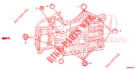 DOORVOERTULLE (INFERIEUR) voor Honda CIVIC TOURER 1.8 LIFESTYLE 5 deuren 6-versnellings handgeschakelde versnellingsbak 2014