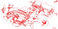INSTRUMENTEN PANEEL BOVEN (LH) voor Honda CIVIC TOURER 1.8 LIFESTYLE 5 deuren 6-versnellings handgeschakelde versnellingsbak 2014