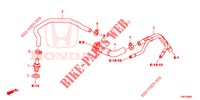 ONTLUCHTER PIJP( '05)  voor Honda CIVIC TOURER 1.8 LIFESTYLE 5 deuren 6-versnellings handgeschakelde versnellingsbak 2014