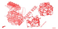 PAKKINGPAKKET/MOTOR MONTAGE/VERSNELLINGSBAKSAMENSTEL  voor Honda CIVIC TOURER 1.8 LIFESTYLE 5 deuren 6-versnellings handgeschakelde versnellingsbak 2014