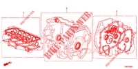 PAKKINGPAKKET/ VERSNELLINGSBAKSAMENSTEL  voor Honda CIVIC TOURER 1.8 LIFESTYLE 5 deuren 6-versnellings handgeschakelde versnellingsbak 2014