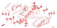 PARKEERSENSOR  voor Honda CIVIC TOURER 1.8 LIFESTYLE 5 deuren 6-versnellings handgeschakelde versnellingsbak 2014
