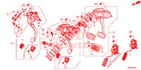 PEDAAL (LH) voor Honda CIVIC TOURER 1.8 LIFESTYLE 5 deuren 6-versnellings handgeschakelde versnellingsbak 2014