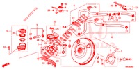 REM HOOFDCILINDER/HOOFDSPANNING (1.8L) (LH) voor Honda CIVIC TOURER 1.8 LIFESTYLE 5 deuren 6-versnellings handgeschakelde versnellingsbak 2014