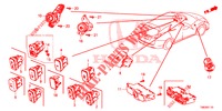 SCHAKELAAR (LH) voor Honda CIVIC TOURER 1.8 LIFESTYLE 5 deuren 6-versnellings handgeschakelde versnellingsbak 2014
