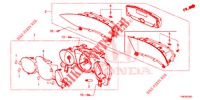SNELHEIDSMETER  voor Honda CIVIC TOURER 1.8 LIFESTYLE 5 deuren 6-versnellings handgeschakelde versnellingsbak 2014