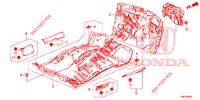 VLOERMAT/ISOLATOR  voor Honda CIVIC TOURER 1.8 LIFESTYLE 5 deuren 6-versnellings handgeschakelde versnellingsbak 2014