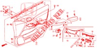 VOOR PORTIER VOERING (LH) voor Honda CIVIC TOURER 1.8 LIFESTYLE 5 deuren 6-versnellings handgeschakelde versnellingsbak 2014