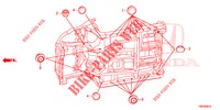 DOORVOERTULLE (INFERIEUR) voor Honda CIVIC TOURER 1.8 EXECUTIVE 5 deuren 6-versnellings handgeschakelde versnellingsbak 2014