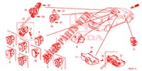 SCHAKELAAR (LH) voor Honda CIVIC TOURER 1.8 EXECUTIVE 5 deuren 6-versnellings handgeschakelde versnellingsbak 2014