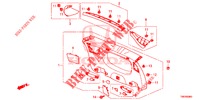 ACHTERKLEP VOERING/ ACHTER PANEEL VOERING(2DE)  voor Honda CIVIC TOURER 1.8 EXECUTIVE 5 deuren 5-traps automatische versnellingsbak 2014