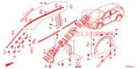 GIETWERK/BESCHERMER  voor Honda CIVIC TOURER 1.8 EXECUTIVE 5 deuren 5-traps automatische versnellingsbak 2014