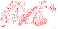 VOOR RUITEWISSER (2DE)  voor Honda CIVIC TOURER 1.8 EXECUTIVE 5 deuren 5-traps automatische versnellingsbak 2014