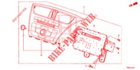 AUDIO UNIT (1) voor Honda CIVIC TOURER DIESEL 1.6 COMFORT 5 deuren 6-versnellings handgeschakelde versnellingsbak 2015
