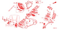 BEDIENINGSEENNEID (CABINE) (1) (LH) voor Honda CIVIC TOURER DIESEL 1.6 COMFORT 5 deuren 6-versnellings handgeschakelde versnellingsbak 2015