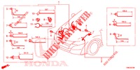 BEDRADINGSBUNDEL (4) (LH) voor Honda CIVIC TOURER DIESEL 1.6 COMFORT 5 deuren 6-versnellings handgeschakelde versnellingsbak 2015