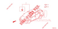 BEDRADINGSBUNDEL (6) (LH) voor Honda CIVIC TOURER DIESEL 1.6 COMFORT 5 deuren 6-versnellings handgeschakelde versnellingsbak 2015