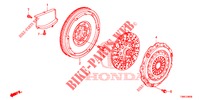 KOPPELING VERSNELLING VORK (DIESEL) voor Honda CIVIC TOURER DIESEL 1.6 COMFORT 5 deuren 6-versnellings handgeschakelde versnellingsbak 2015