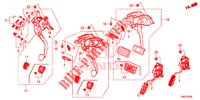 PEDAAL (LH) voor Honda CIVIC TOURER DIESEL 1.6 COMFORT 5 deuren 6-versnellings handgeschakelde versnellingsbak 2015
