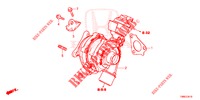TURBOLADER SYSTEEM (DIESEL) voor Honda CIVIC TOURER DIESEL 1.6 COMFORT 5 deuren 6-versnellings handgeschakelde versnellingsbak 2015