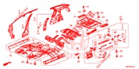 VLOER/BINNEN PANELEN  voor Honda CIVIC TOURER DIESEL 1.6 COMFORT 5 deuren 6-versnellings handgeschakelde versnellingsbak 2015