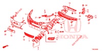 VOOR BUMPER  voor Honda CIVIC TOURER DIESEL 1.6 COMFORT 5 deuren 6-versnellings handgeschakelde versnellingsbak 2015