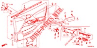 VOOR PORTIER VOERING (LH) voor Honda CIVIC TOURER DIESEL 1.6 COMFORT 5 deuren 6-versnellings handgeschakelde versnellingsbak 2015