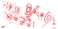 VOOR REM  voor Honda CIVIC TOURER DIESEL 1.6 COMFORT 5 deuren 6-versnellings handgeschakelde versnellingsbak 2015