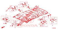 DAK VOERING  voor Honda CIVIC TOURER DIESEL 1.6 EXECUTIVE 5 deuren 6-versnellings handgeschakelde versnellingsbak 2015