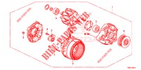 GENERATOR (DIESEL) (DENSO) voor Honda CIVIC TOURER DIESEL 1.6 EXECUTIVE 5 deuren 6-versnellings handgeschakelde versnellingsbak 2015
