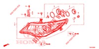 KOPLAMP  voor Honda CIVIC TOURER DIESEL 1.6 EXECUTIVE 5 deuren 6-versnellings handgeschakelde versnellingsbak 2015