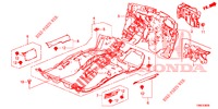 VLOERMAT/ISOLATOR  voor Honda CIVIC TOURER DIESEL 1.6 EXECUTIVE 5 deuren 6-versnellings handgeschakelde versnellingsbak 2015