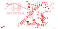 VOOR KNOKKEL  voor Honda CIVIC TOURER DIESEL 1.6 EXECUTIVE 5 deuren 6-versnellings handgeschakelde versnellingsbak 2015
