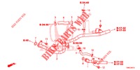 WATERSLANG/VERWARMING KANAAL (DIESEL) voor Honda CIVIC TOURER DIESEL 1.6 EXECUTIVE 5 deuren 6-versnellings handgeschakelde versnellingsbak 2015