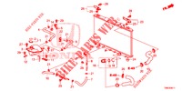 RADIATOR SLANG/RESERVETANK (DIESEL) voor Honda CIVIC TOURER DIESEL 1.6 S 5 deuren 6-versnellings handgeschakelde versnellingsbak 2015