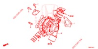 TURBOLADER SYSTEEM (DIESEL) voor Honda CIVIC TOURER DIESEL 1.6 S 5 deuren 6-versnellings handgeschakelde versnellingsbak 2015