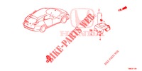 ANTENNE GPS / CAMERA ACHTERUITZICHT voor Honda CIVIC TOURER 1.8 COMFORT 5 deuren 5-traps automatische versnellingsbak 2015