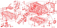 CILINDERBLOK/OLIEPAN  voor Honda CIVIC TOURER 1.8 COMFORT 5 deuren 5-traps automatische versnellingsbak 2015