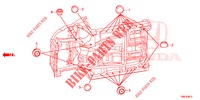 DOORVOERTULLE (INFERIEUR) voor Honda CIVIC TOURER 1.8 COMFORT 5 deuren 5-traps automatische versnellingsbak 2015