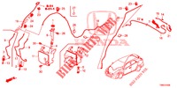 VOOR RUITEWISSER (2DE)  voor Honda CIVIC TOURER 1.8 COMFORT 5 deuren 5-traps automatische versnellingsbak 2015