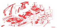 VLOER/BINNEN PANELEN  voor Honda CIVIC TOURER 1.8 EXECUTIVE NAVI 5 deuren 5-traps automatische versnellingsbak 2015