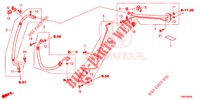 AIRCONDITIONER (FLEXIBLES/TUYAUX) (1.8L) (LH) (1) voor Honda CIVIC TOURER 1.8 EXECUTIVE 5 deuren 6-versnellings handgeschakelde versnellingsbak 2015