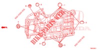 DOORVOERTULLE (INFERIEUR) voor Honda CIVIC TOURER 1.8 EXECUTIVE 5 deuren 6-versnellings handgeschakelde versnellingsbak 2015