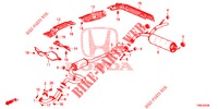 UITLAATPIJP/GELUIDDEMPER (PGM FI)  voor Honda CIVIC TOURER 1.8 EXECUTIVE 5 deuren 6-versnellings handgeschakelde versnellingsbak 2015