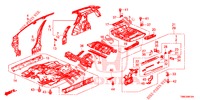 VLOER/BINNEN PANELEN  voor Honda CIVIC TOURER 1.8 EXECUTIVE 5 deuren 6-versnellings handgeschakelde versnellingsbak 2015