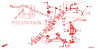 VOOR KNOKKEL  voor Honda CIVIC TOURER 1.8 EXECUTIVE 5 deuren 6-versnellings handgeschakelde versnellingsbak 2015