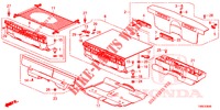 ACHTER VLOER BOX  voor Honda CIVIC TOURER 1.8 LIFESTYLE 5 deuren 5-traps automatische versnellingsbak 2015