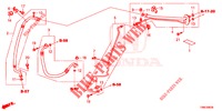 AIRCONDITIONER (FLEXIBLES/TUYAUX) (1.8L) (LH) (1) voor Honda CIVIC TOURER 1.8 LIFESTYLE 5 deuren 5-traps automatische versnellingsbak 2015